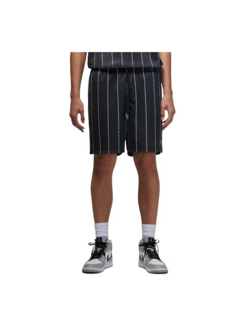 Jordan Air Jordan Essentials Breathable Stripe Printing Shorts Black DM1358-010