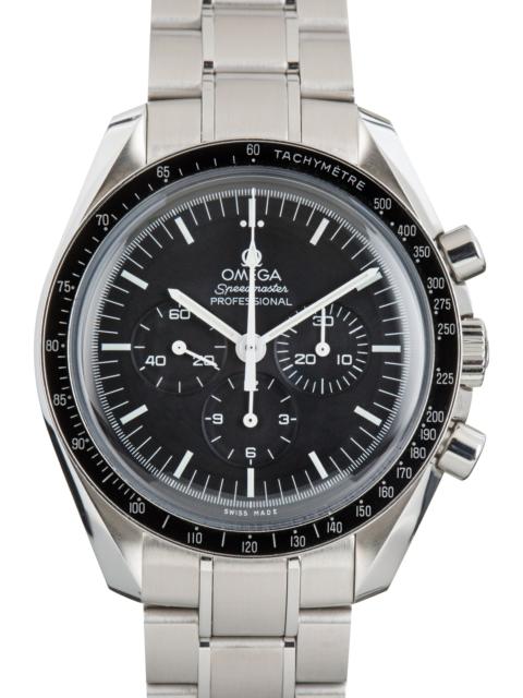 OMEGA Pre-Owned Omega Speedmaster Moonwatch Professional Stainless Steel Black Dial