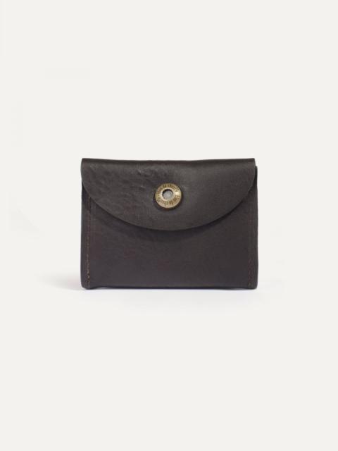 Bleu de Chauffe TALBIN SHOEMAKER PURSE  -  DARK BROWN