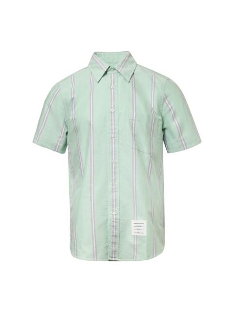 Thom Browne Straight Fit Button Down Shirt