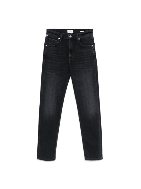 straight-leg jeans