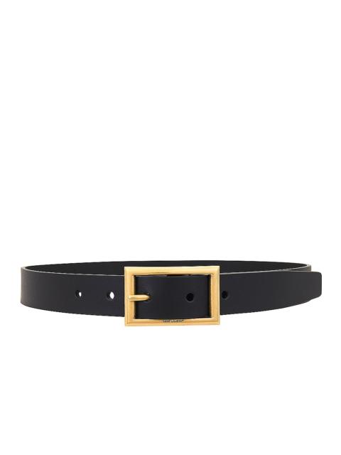 SAINT LAURENT Rectangle Buckle Belt