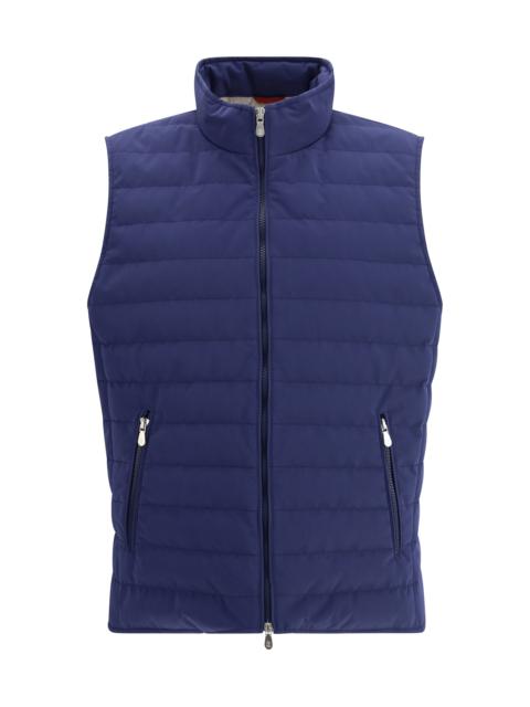 Brunello Cucinelli Brunello Cucinelli Quilted Vest Jacket Blue