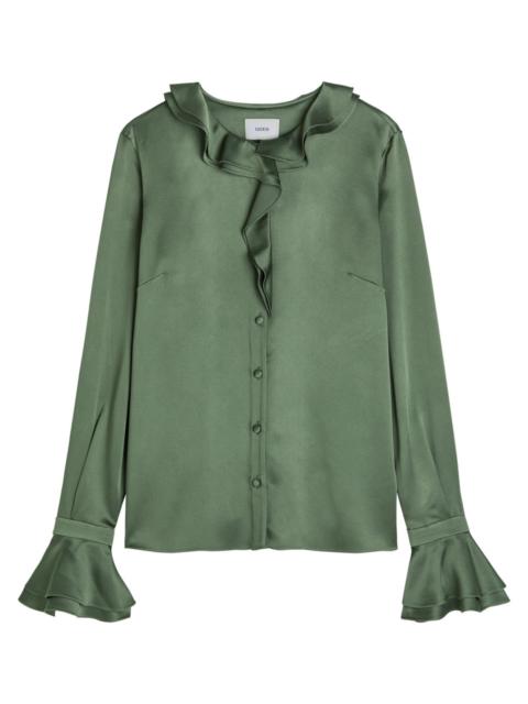 Erdem Erdem Ruffled Satin Blouse