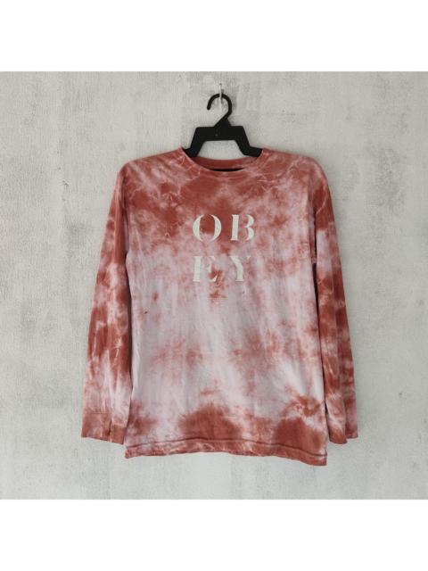Other Designers Obey Worldwide Propaganda Tye Dye Long Sleeve