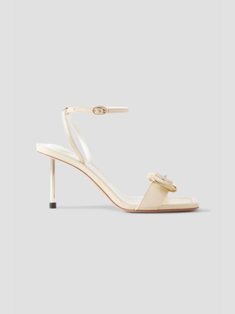 JACQUEMUS Regalo embellished leather sandals
