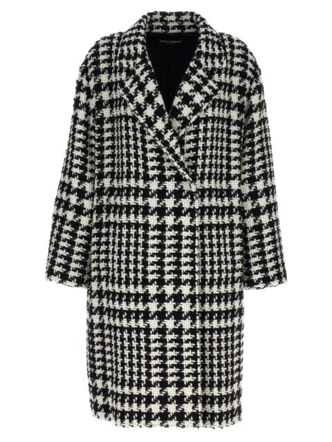 Dolce & Gabbana Dolce & Gabbana Women 'Pied De Poule' Coat