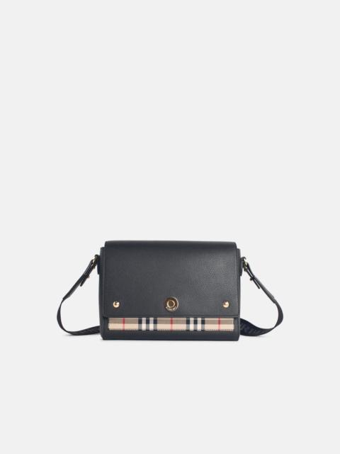 Burberry MEDIUM 'NOTE' BLACK LEATHER BAG