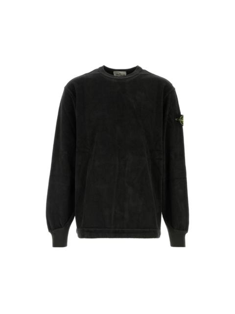 Stone Island STONE ISLAND Charcoal Corduroy Sweatshirt New & Authentic (M