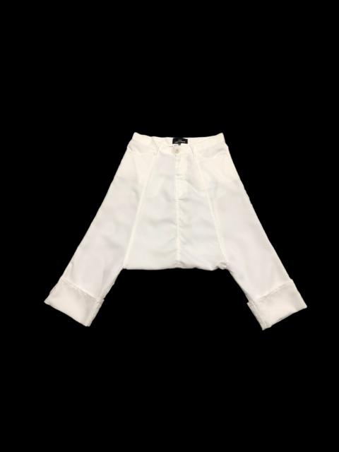 Other Designers AD2015 Tricot comme des garcons White Pants Rare Design