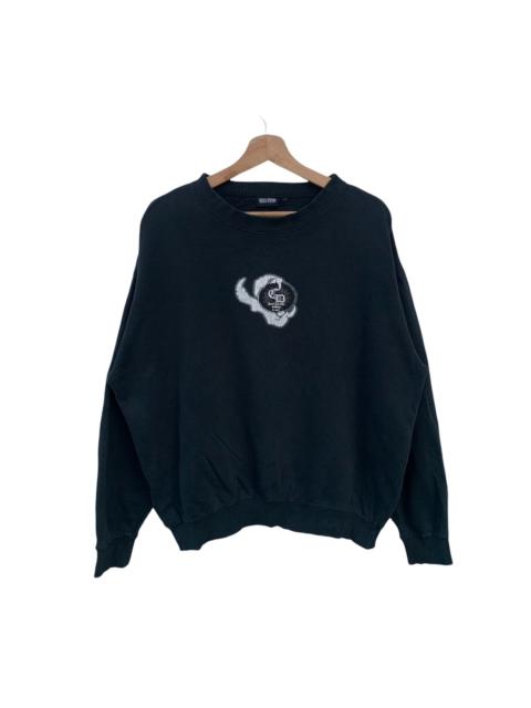 Other Designers Japanese Brand - VINTAGE CHROME HEARTS INSPIRED SWEATSHIRT BIG LOGO SUKAJAN