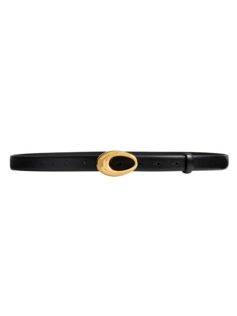 KHAITE Gold & Black Olivia Belt