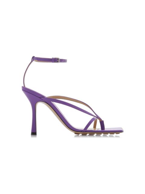 Bottega Veneta Stretch Leather Sandals purple