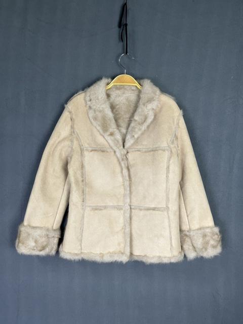Other Designers If Six Was Nine × Japanese Brand × Vintage - Style Style Patchwork Faux Suede Fur Coat