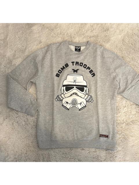 Other Designers Entree Misunderstood Bomb Trooper Streetwear Graphic Crewneck Sweatshirt