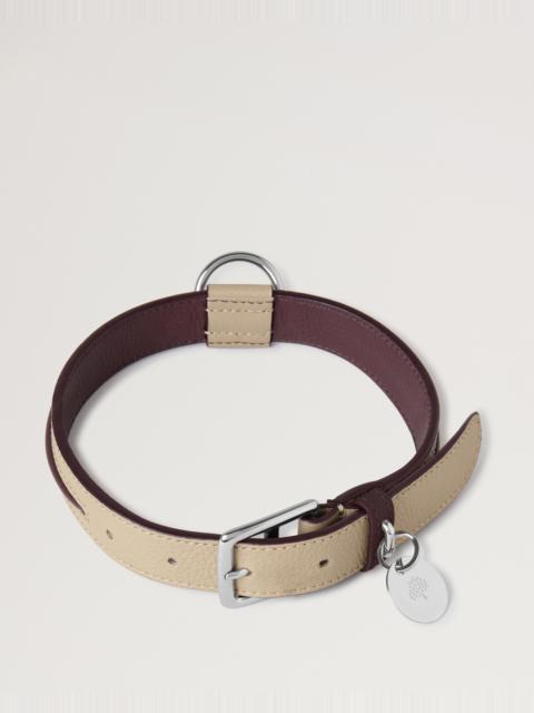 Mulberry Medium Leather Dog Collar
Dune & Oxblood Small Classic Grain