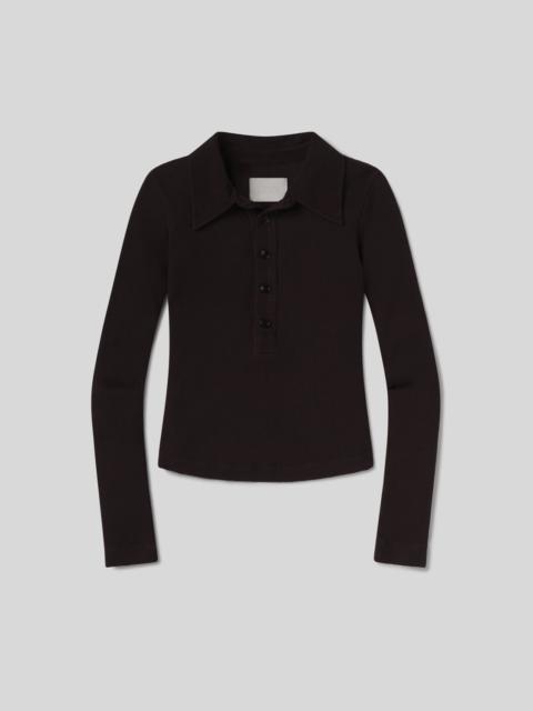 Citizens of Humanity Long Sleeve 60's Polo
In Chocolate