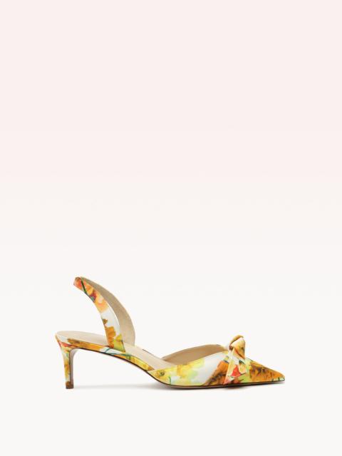ALEXANDRE BIRMAN CLARITA SLINGBACK 60 FLORAL YELLOW