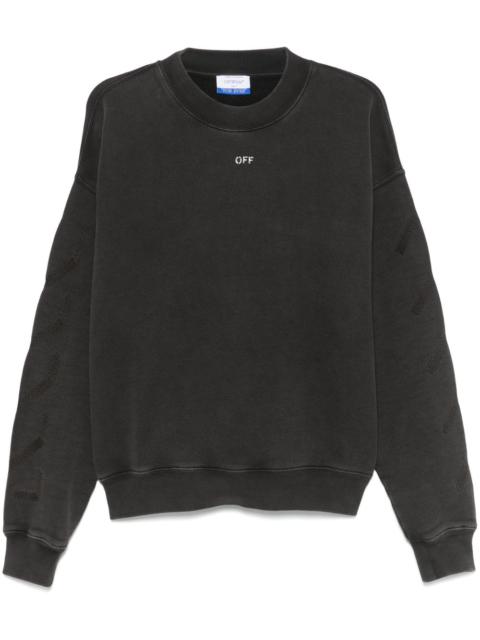 Off-White Men Bw St- Mattew Skate Felpa G.Collo
