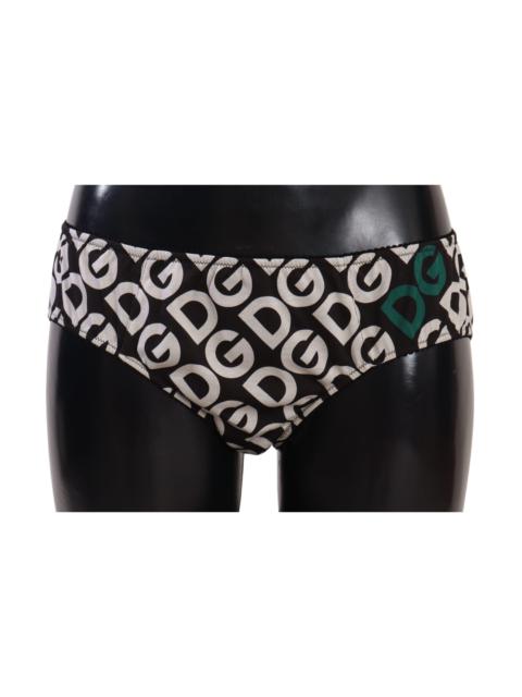 Dolce & Gabbana Multicolor DG Logo Print Slip Bottom Underwear