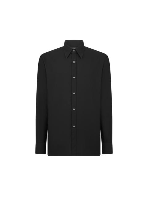 TOM FORD COTTON CASHMERE FLUID FIT SHIRT