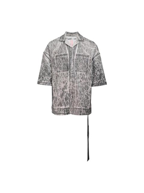 Rick Owens DRKSHDW Magnum Tommy Shirt Washed Foil