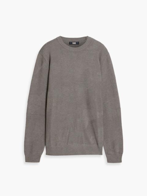 Other Designers Bowman jacquard-knit cotton-blend sweater