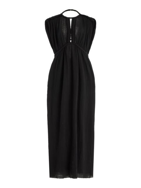 Isabel Marant Joya Cotton Dress black