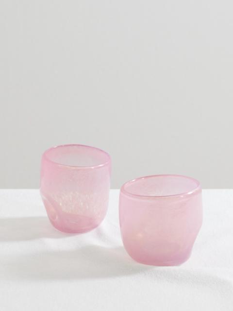 Completedworks Thaw Set-of-two Recycled-glass Cups