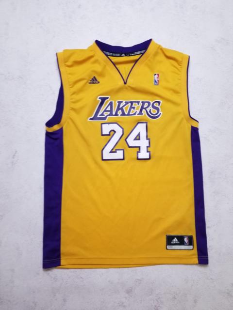 adidas Los Angeles Lakers Kobe Bryant #24 Adidas NBA Yellow Jersey