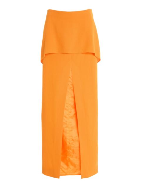 TOVE Jia Wool Skirt orange