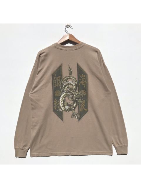 Other Designers Vintage 90s Silver Strand Dragon Shirt Surfboards