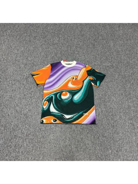Dior Dior x Kenny Scharf collaboration graffiti short-sleeve knit sweater