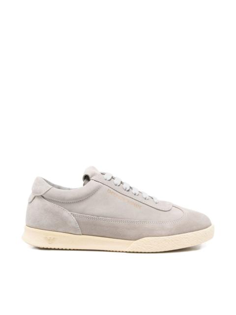 EMPORIO ARMANI Suede leather sneakers