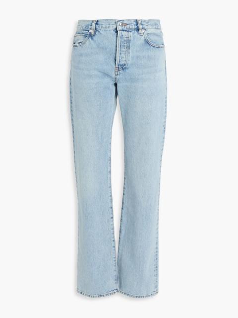 FRAME The Staple mid-rise straight-leg jeans