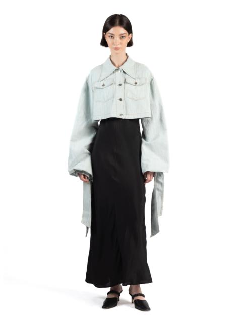 Elleme Denim Jacket with Maxi Sleeves/Light Blue