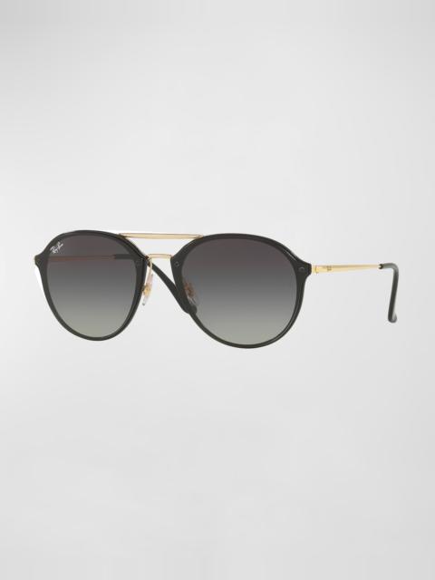 Ray-Ban Round Gradient Mirrored Sunglasses