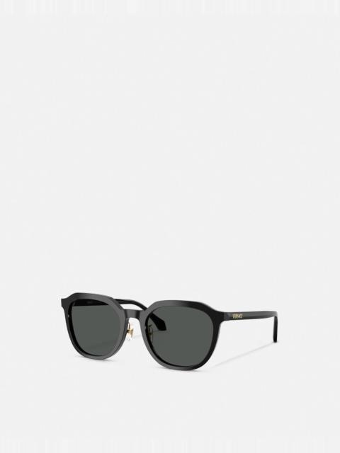 VERSACE Signature Low-Bridge Sunglasses