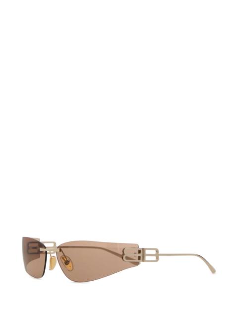 BALENCIAGA Balenciaga Women Gold Metal Gossip Sunglasses