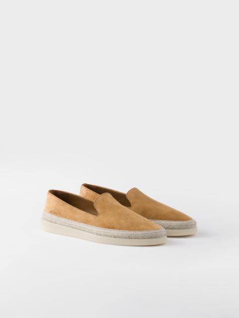 Prada Suede loafers