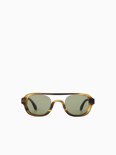 GIORGIO ARMANI MEN’S SQUARE SUNGLASSES