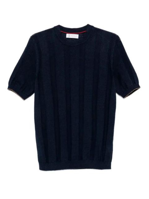 Brunello Cucinelli Short Sleeve Sweater