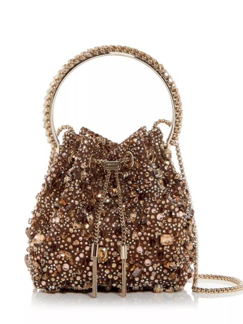 JIMMY CHOO Bon Bon Embellished Top Handle Bag