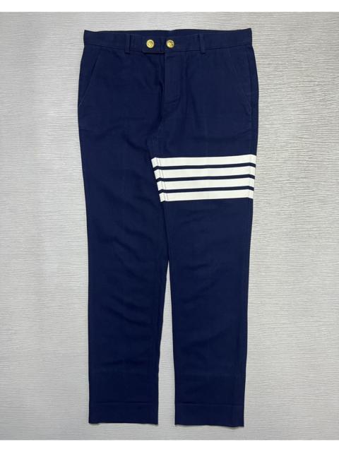 Thom Browne Thom Browne - Quad Stripe Canvas Woven Trouser