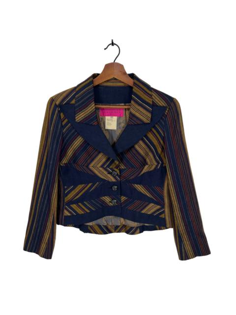 Other Designers Christian Lacroix Multicolored Abstract Coat