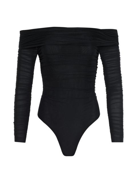 L'AGENCE Poppie Off-The-Shoulder Bodysuit