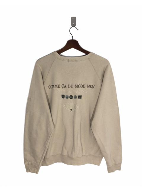 Other Designers Vintage - SS27 Comme Ca Du Mode Man Big Logo Sweatshirt