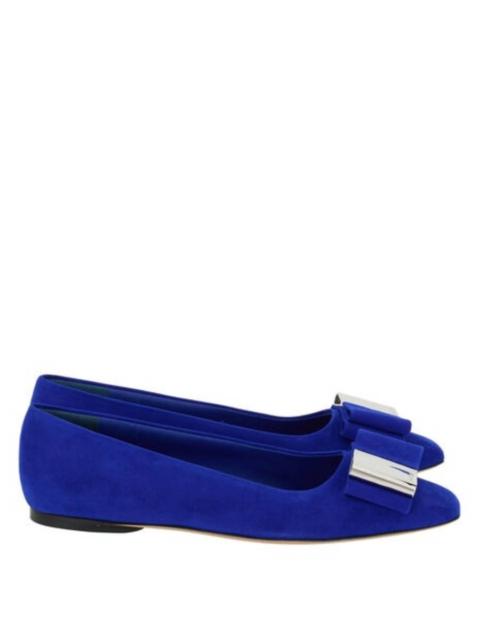 FERRAGAMO Ferragamo Lena Bow Ballerina Flats, Size 7 C