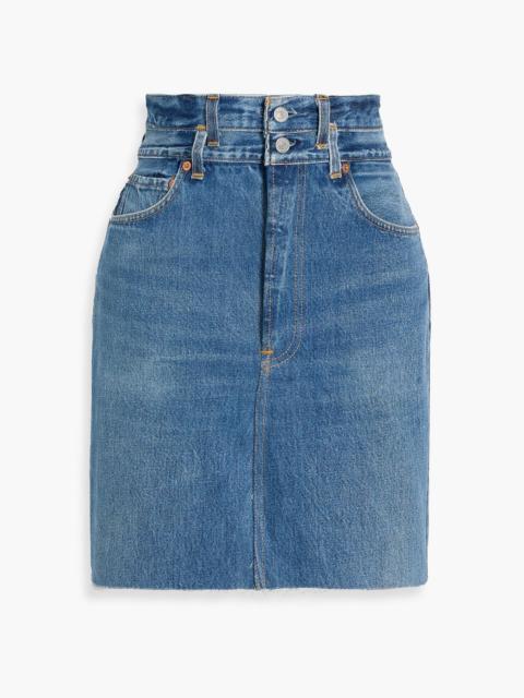 Other Designers Denim mini skirt