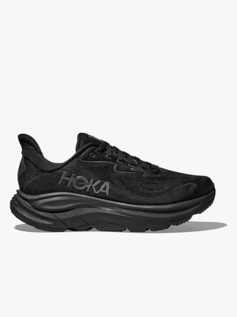 HOKA Men's Clifton 10 Shoes in Black/Black